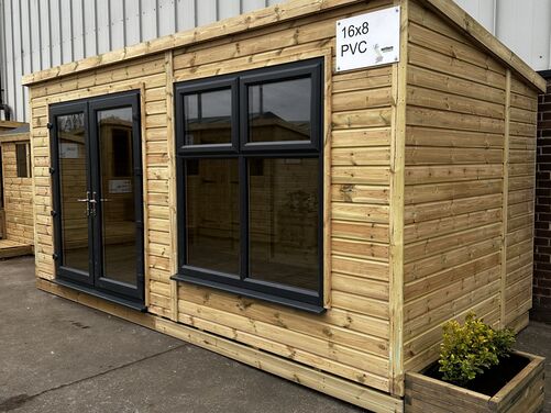 #008 16x8 Pent Summer House