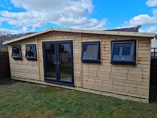 #009 24x8 Apex Reverse Summer House