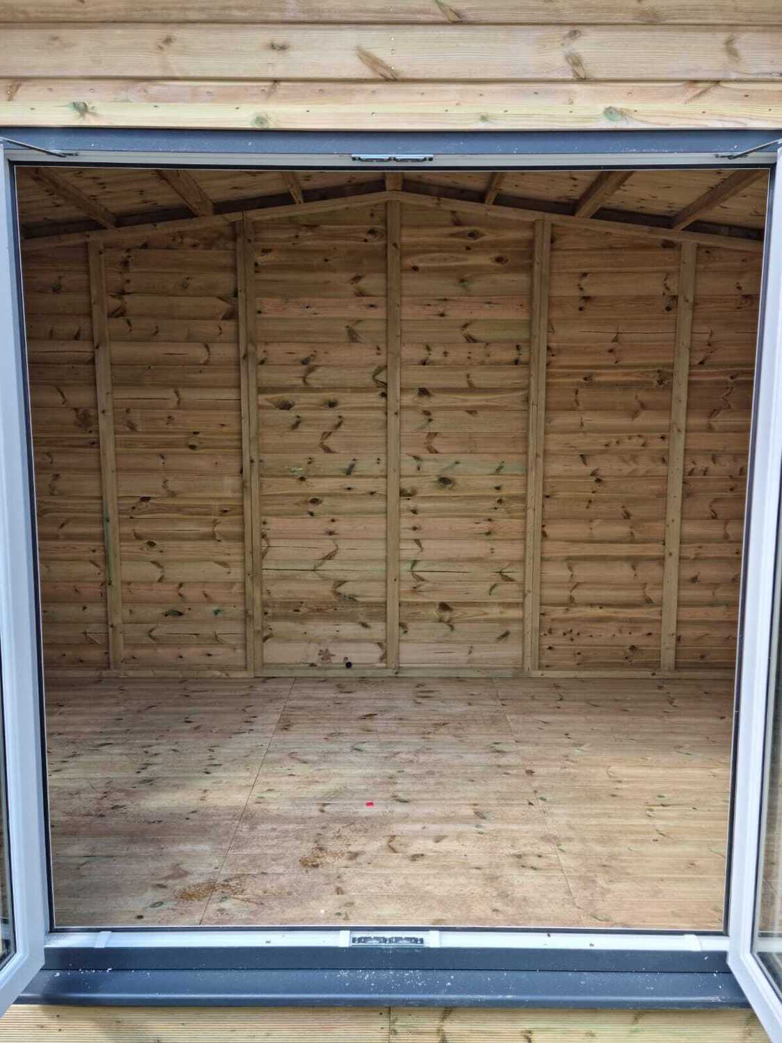 009 24x8 Apex Reverse Summer House | Northern Garden Sheds | Sheds