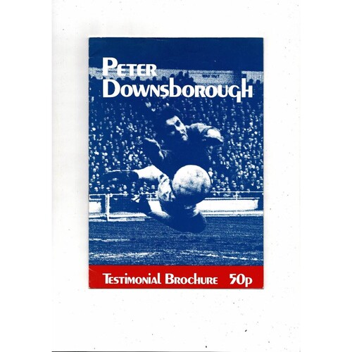 Bradford City v Huddersfield Downsborough Testimonial Brochure + Insert 1979/80