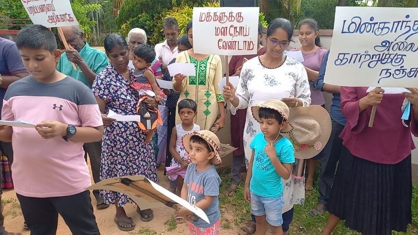 தொலைத்தொடர்பு கோபுரம் அமைக்க எதிர்ப்பு