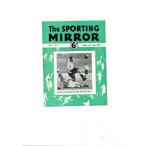 The Sporting Mirror 1948 Vol 3 No. 9