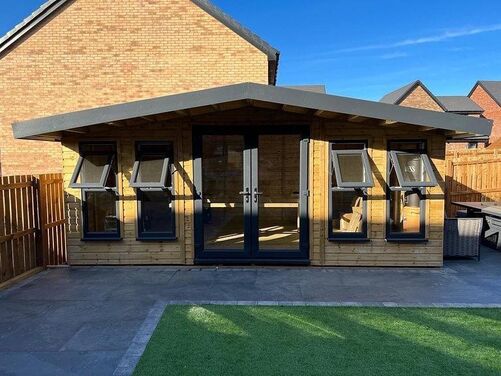 #PVC001 20x12 Apex Summer House/Home Bar/Office