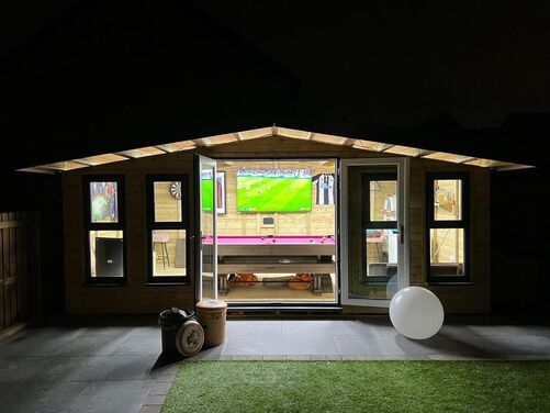 #PVC001 20x12 Apex Summer House/Home Bar/Office