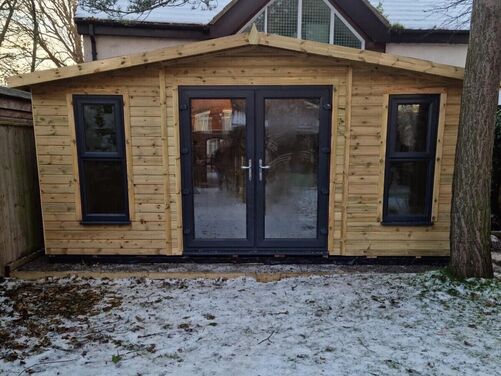 #PVC044 16x10 Apex Reverse Summer House