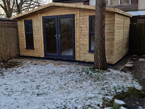 #PVC044 16x10 Apex Reverse Summer House