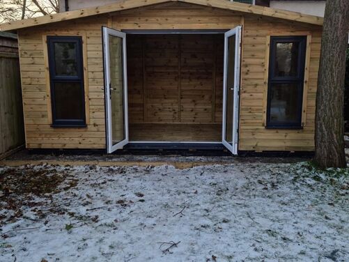 #PVC044 16x10 Apex Reverse Summer House