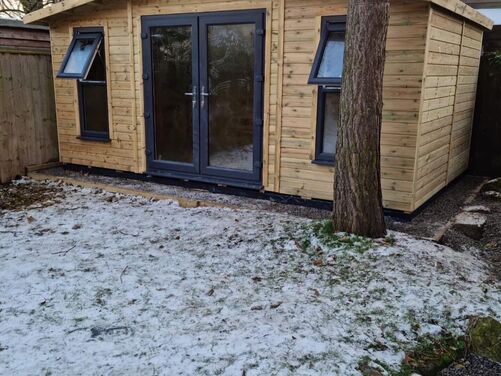 #PVC044 16x10 Apex Reverse Summer House