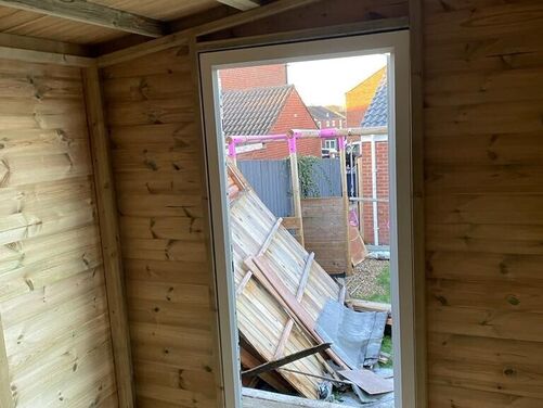 #PVC016 24x10 Apex Summer House Combi