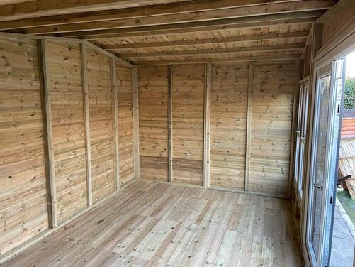 #PVC016 24x10 Apex Summer House Combi