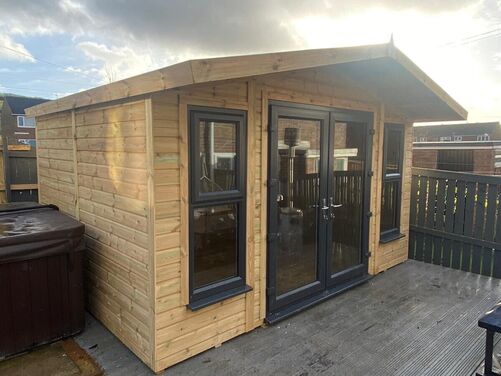 #PVC087 13x10 Apex Summer House