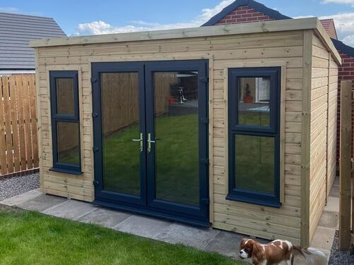 #PVC006 14x10 Pent Summer House