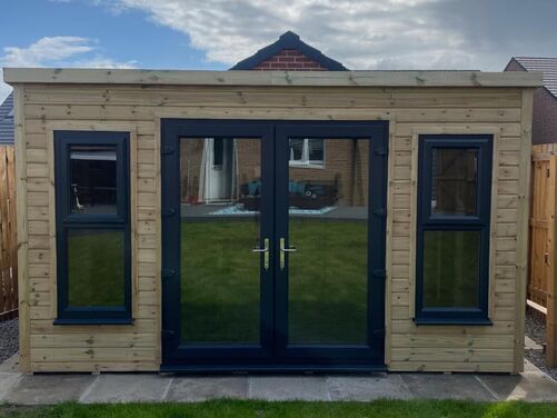 #PVC006 14x10 Pent Summer House