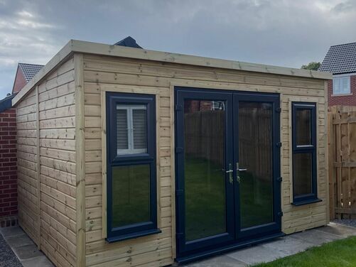 #PVC006 14x10 Pent Summer House