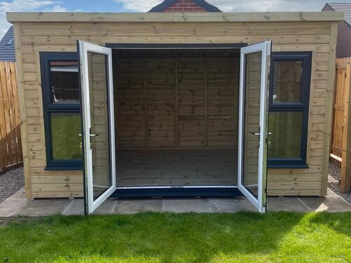 #PVC006 14x10 Pent Summer House