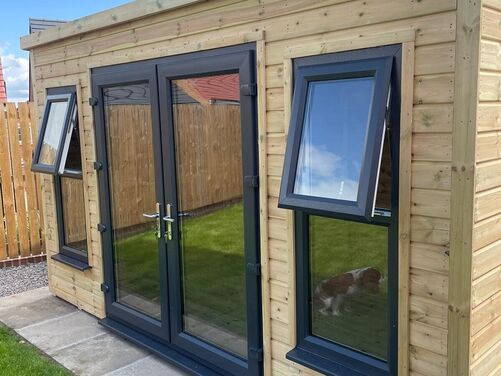 #PVC006 14x10 Pent Summer House