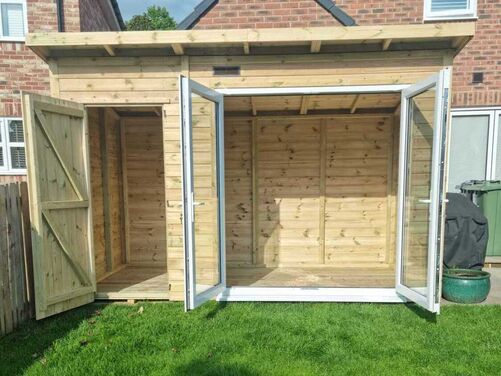 #PVC097 12x6 Pent Summer House