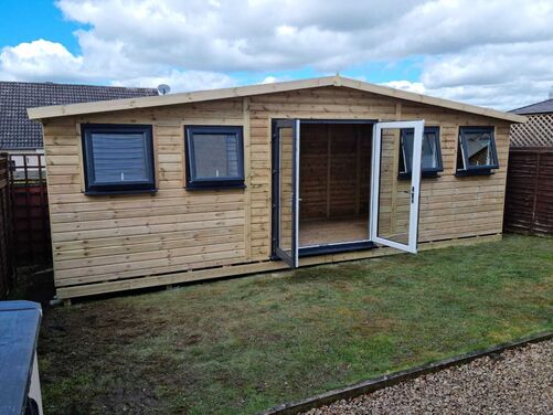 #PVC009 24x8 Apex Summer House