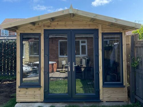 PVC070 10x10 Apex Summer House | Northern Garden Sheds | Sheds