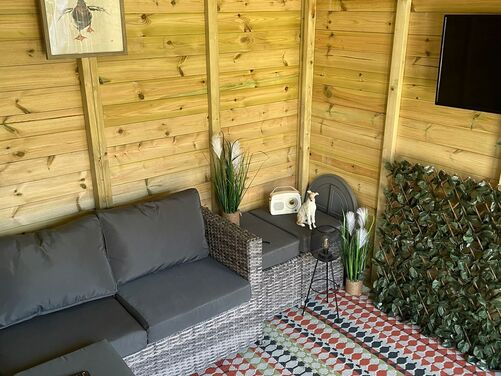 #PVC070 10x10 Apex Summer House