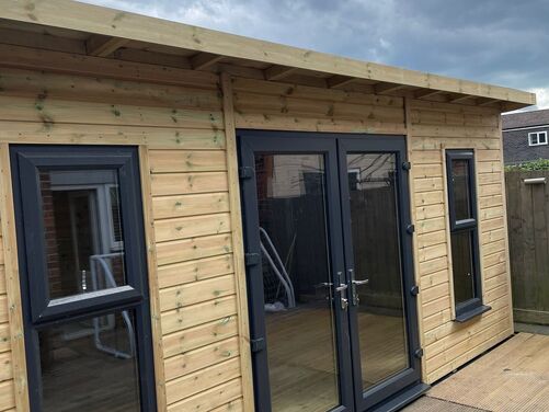 #PVC011 18x10 Pent Summer House