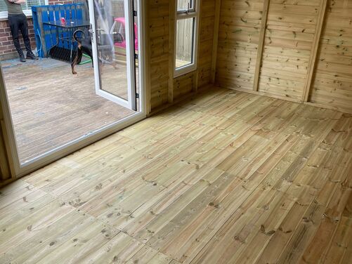 #PVC011 18x10 Pent Summer House