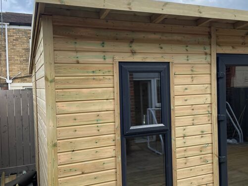 #PVC011 18x10 Pent Summer House