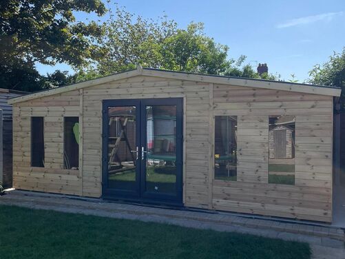 #PVC012 22x10 Apex Summer House