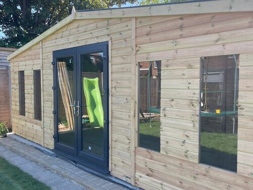#PVC012 22x10 Apex Summer House