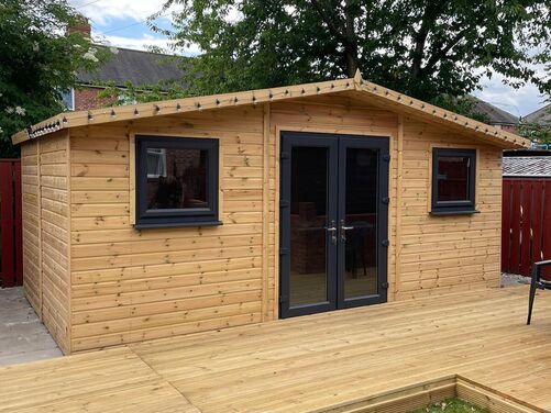 #PVC014 18x10 Apex Summer House
