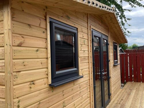 #PVC014 18x10 Apex Summer House
