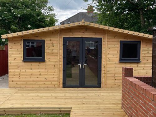 #PVC014 18x10 Apex Summer House