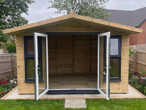 #PVC015 12x10 Apex Summer House