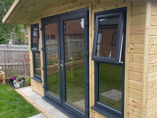 #PVC015 12x10 Apex Summer House