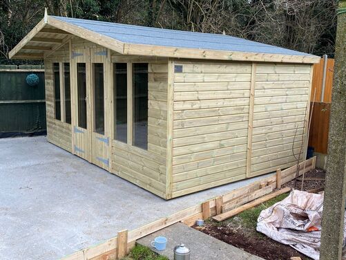 #SHA021 14x10 Apex Summer House