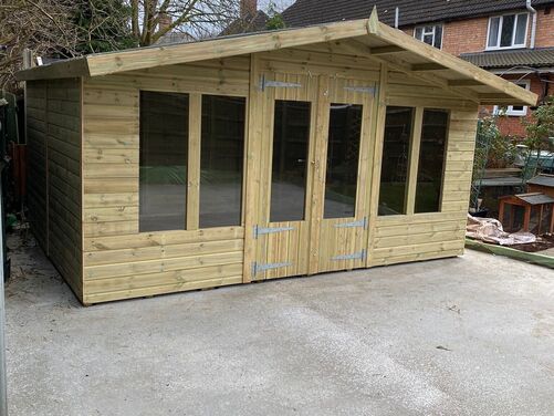 #SHA021 14x10 Apex Summer House