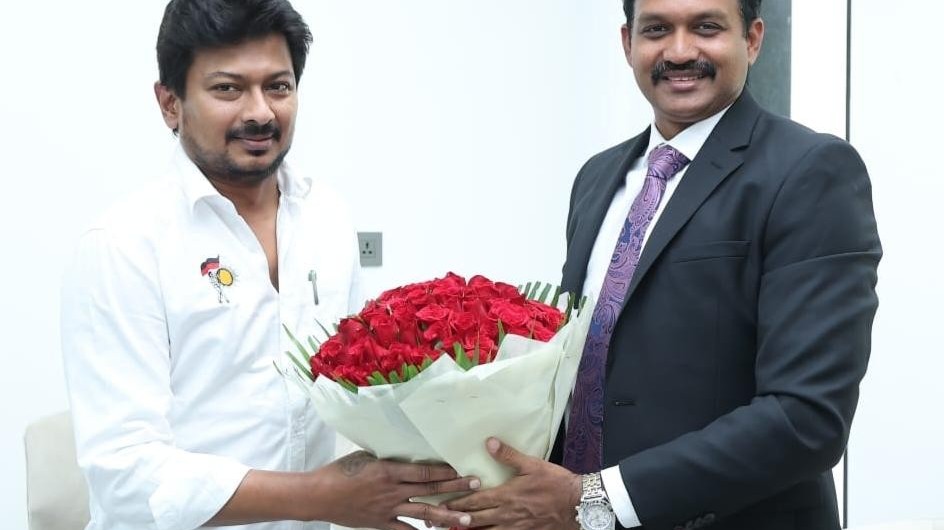 உதயநிதி ஸ்டாலினுடன் கிழக்கு மாகாண ஆளுநர் சந்திப்பு