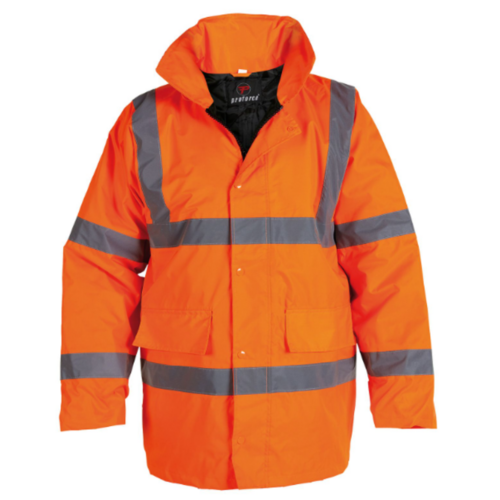 Hi-Vis Coat Orange/Yellow