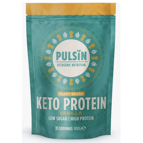 Pulsin Keto Vanilla Protein Powder 252g or 980g