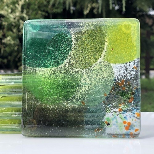 All Green - Square Coasters