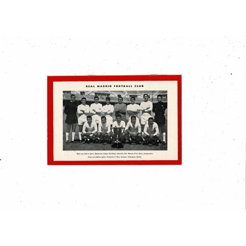 1967/68 Manchester United v Real Madrid European Cup Semi Final Programme Auto'd