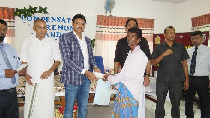 இயற்கை அனர்த்தத்தினால் பாதிக்கப்பட்ட பண்ணையாளர்களுகு இழப்பீட்டு