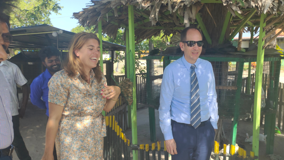 இலங்கைக்கான கனேடிய உயர்ஸ்தானிகர் எரிக் வோல்ஸ் ஆழியவளைக்கு விஜயம்