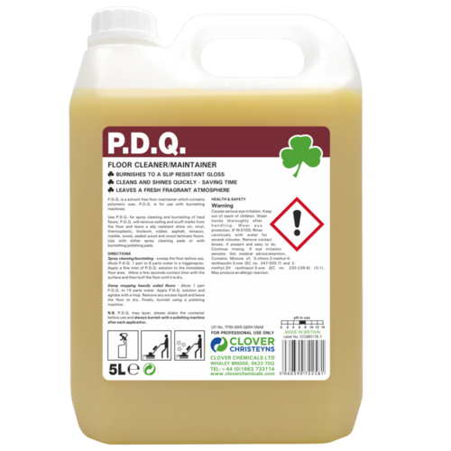P.D.Q Floor Cleaner/ Polish Maintainer