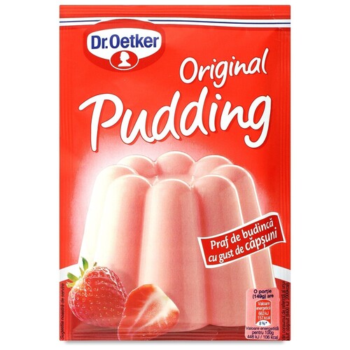 Dr. Oetker Strawberry Pudding 40g