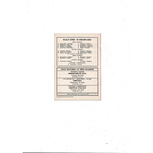 1964/65 Arsenal v West Bromwich Albion Football Programme + Press Cutting