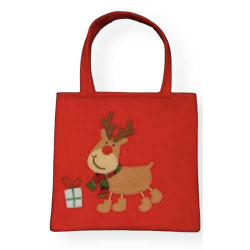 Santa & Rudolph Felt Christmas Gift Bags