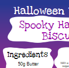 0/1 Workshop RC - Halloween  Year 2 - Spooky Halloween Biscuits