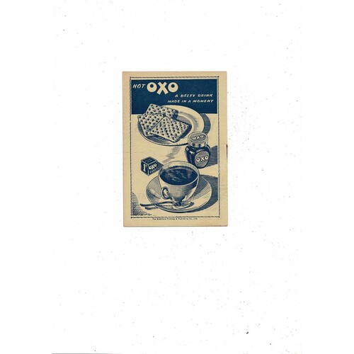 Brentford v Aston Villa Friendly Football Programme 1947/48