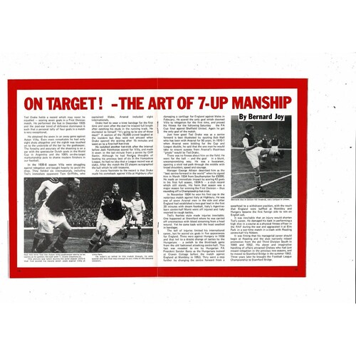 Arsenal v Fulham Ted Drake Testimonial Football Programme 1979. Autographed